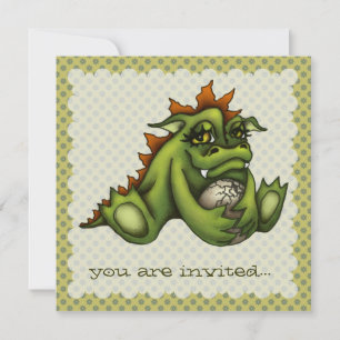 Invitación Dragón bebé