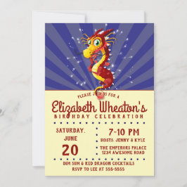 Invitación Dragón chino de Año Nuevo