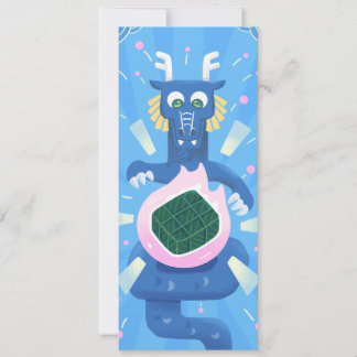 Invitación Dragon cook banh chung - Funky Cute Style