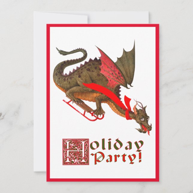 Invitación Dragón de soldadura (Anverso)