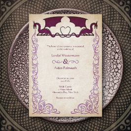 Invitación Dragon Gamer Fantasy