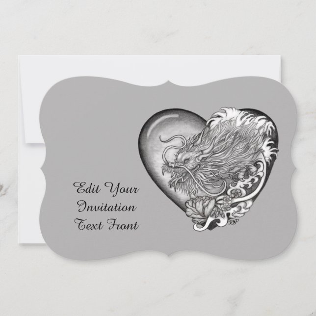 Invitación Dragon Heart (Anverso)