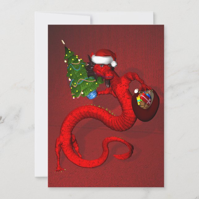 Invitación Dragón Rojo (Anverso)