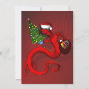 Invitación Dragón Rojo