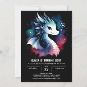 Invitación Dragón simple Niños de cumpleaños