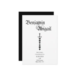 Invitación Dragones de Espada de Dados Simples Modernos Gamer