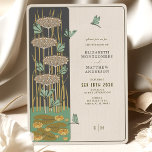 Invitación Dragonfly Belle Epoque Art Nouveau Boda<br><div class="desc">Abran el espíritu de romance y expresión artística con nuestra "invitación a la boda de la libélula de estilo Art Nouveau Belle Époque". Inspirándose en la época de la Belle Époque, esta carta captura el exquisito y dinámico arte del movimiento Art Nouveau. Un estanque sereno, enmarcado por una mezcla de...</div>