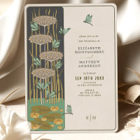 Dragonfly Belle Epoque Art Nouveau Boda