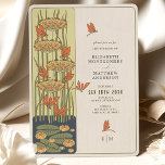 Invitación Dragonfly Belle Epoque Art Nouveau Boda<br><div class="desc">Abran el espíritu de romance y expresión artística con nuestra "invitación a la boda de la libélula de estilo Art Nouveau Belle Époque". Inspirándose en la época de la Belle Époque, esta carta captura el exquisito y dinámico arte del movimiento Art Nouveau. Un estanque sereno, enmarcado por una mezcla de...</div>