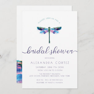 Invitación Dragonfly Bridal Shower