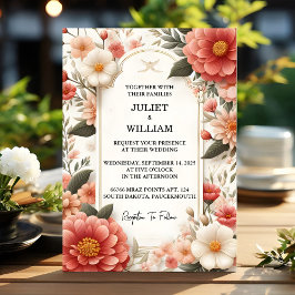 Invitación Drama acrílico Boda coreano agudo asiático