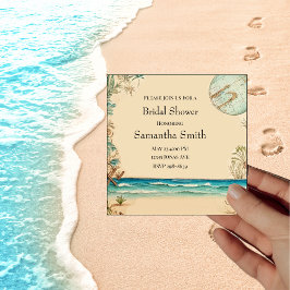 Invitación Dream Beach Thalem Boda Bridal Shower