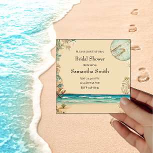 Invitación Dream Beach Thalem Boda Bridal Shower