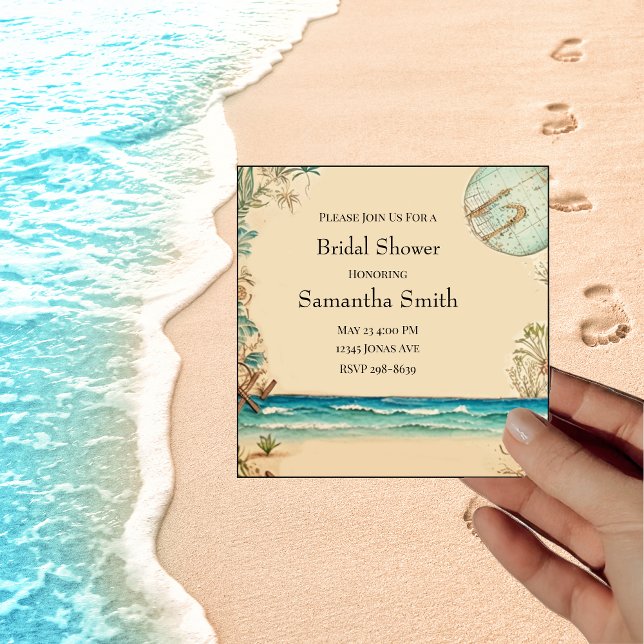 Invitación Dream Beach Thalem Boda Bridal Shower (Subido por el creador)