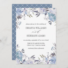 Invitación Dream Blue | boda Fancy-Rústico Flowers