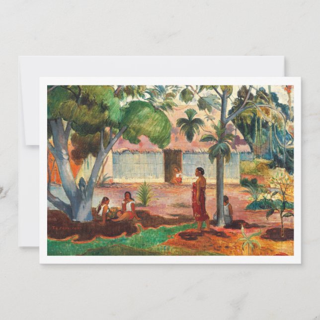 Invitación Dream on the Large Tree (Anverso)