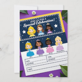 Invitación Dream Princess Celebration
