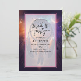 Invitación Dreamcatcher en el bosque