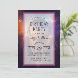 Invitación Dreamcatcher en el bosque