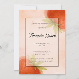 Invitación Dreams de Fresa Plano