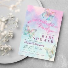 Dreamy Enchanted to Meet You Baby Shower en españo