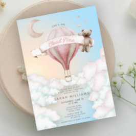 Invitación Dreamy está en el Baby Shower de Nueve Pastel