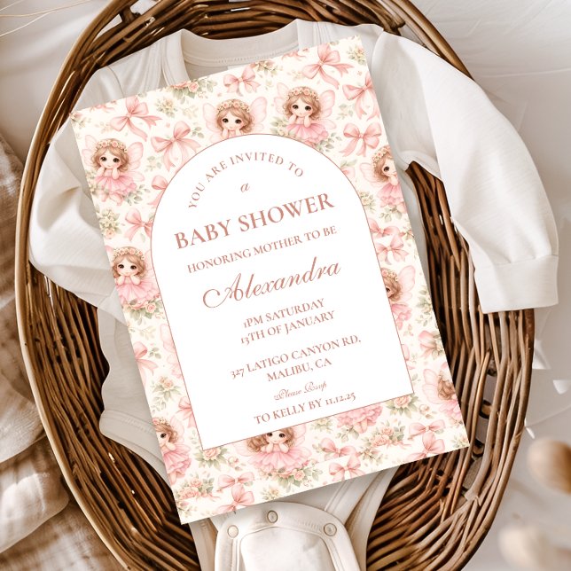Invitación Dreamy Fairy Garden Baby Shower (Subido por el creador)