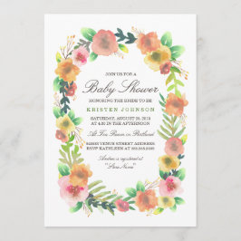 Invitación Dreamy Floral Baby Shower