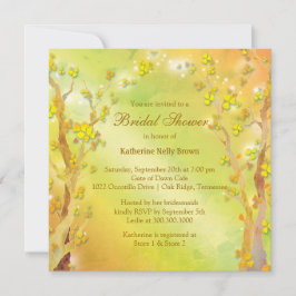 Invitación Dreamy Forest Trees Bridal Shower