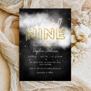 Invitación Dreamy Gold está en Cloud Nueve Bridal Shower