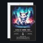 Invitación Dreamy Kids Wolf Birthday<br><div class="desc">Las invitaciones de cumpleaños de Dreamy Kids Wolf evocan una atmósfera mágica y pacífica con un diseño de lobo de ensueño que capturará la imaginación de los pequeños. Esta invitación digital es personalizable en línea, lo que facilita añadir tus detalles y crear un toque personal único. Perfecto para compartir o...</div>