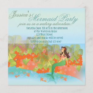 Invitación Dreamy Mermaid