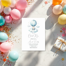Invitación Dreamy On Cloud 9 Baby Shower