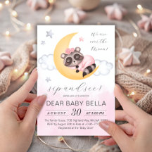 Dreamy Over the Moon Raccoon Chica Sip y See