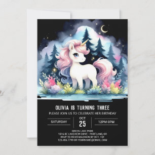 Invitación Dreamy Personalizado Horse Birthday