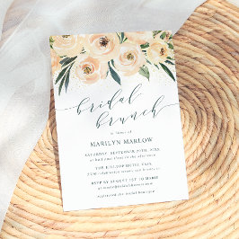 Invitación Dreamy Sea Rosa Gold Purpurina Bridal Shower Brunc