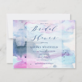 Invitación Dreamy Spring Lavender Bridal Shower Invitation