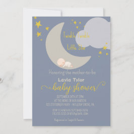 Invitación Dreamy Twinkle Twinkle Little Star Baby Shower