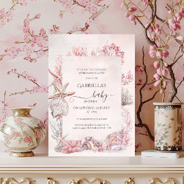 Invitación Dreamy Under the Sea Baby Shower