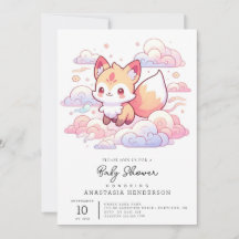 Dreamy Woodland Fox Baby Shower