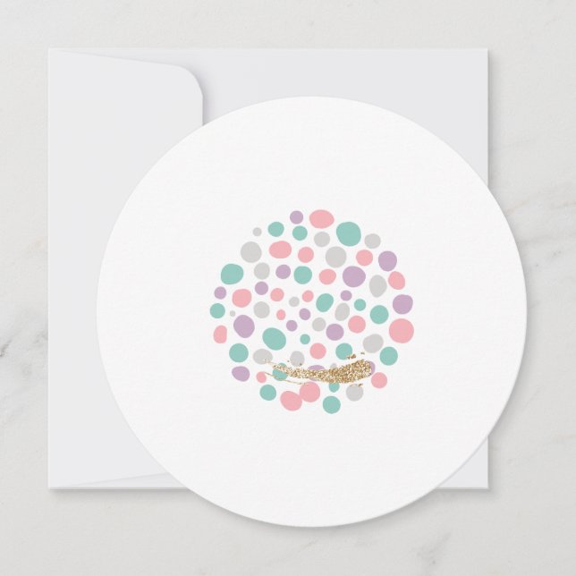 Invitación 'DreamyPastels' (Anverso)