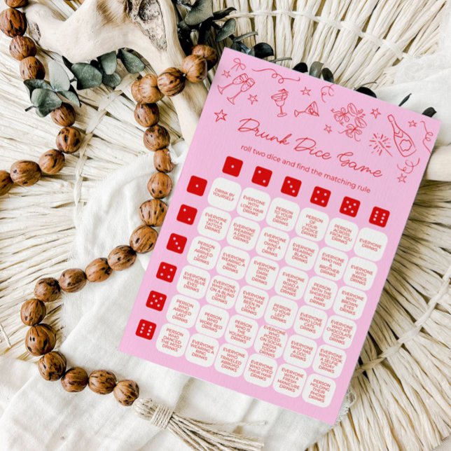 Invitación Drinking Game for Hen Party, Bachelorette Game (Subido por el creador)