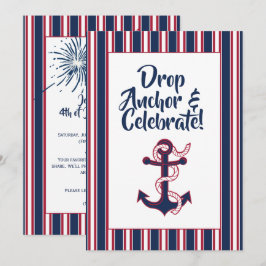 Invitación Drop Anchor Coastal 4 de julio