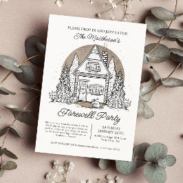 Invitación Drop In Stop By Winter Farewell Fiesta