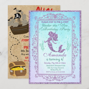 INVITACIÓN DUAL - Invitación de cumpleaños de sire