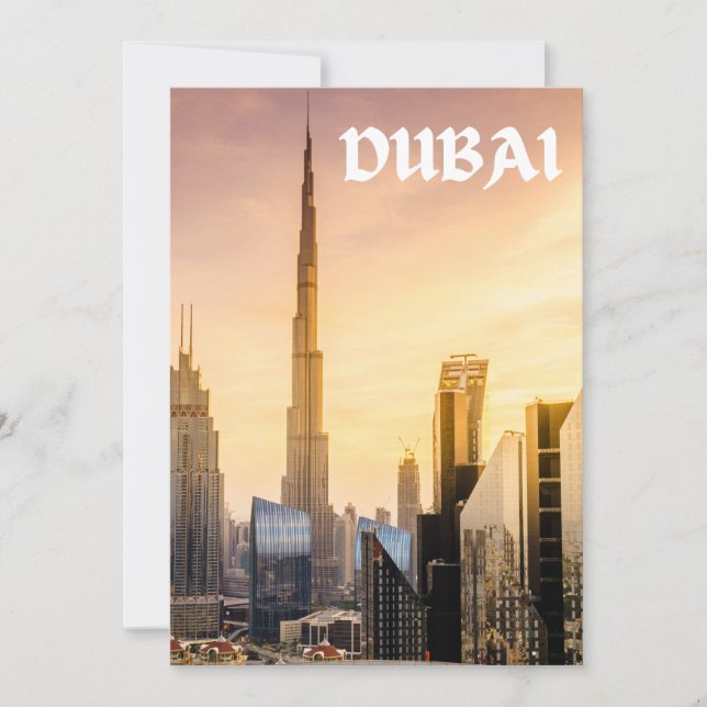 Invitación Dubai (Anverso)