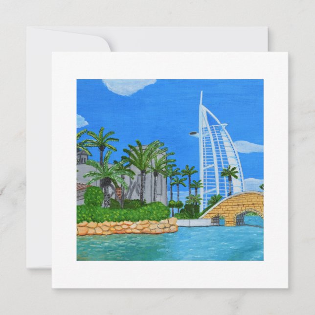 Invitación Dubai, Emiratos Árabes Unidos (Anverso)