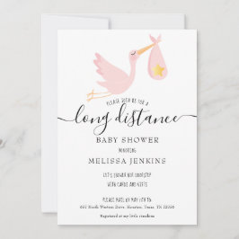 Invitación Ducha a larga distancia / Aspersión por correo ros