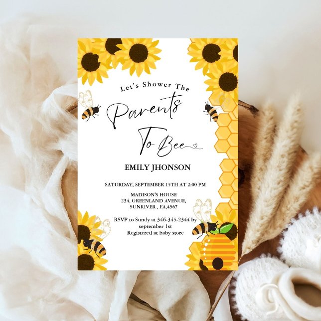 Invitación Ducha a los padres para que se duchen los bebés (Subido por el creador)