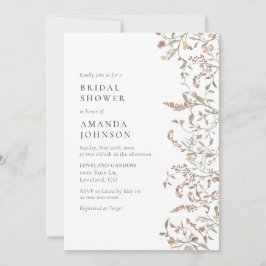 Invitación Ducha Boho Botanical Bridal